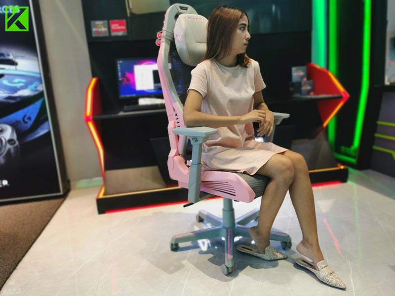Review Kursi Gaming DXRACER AIR-R1S-GP G-GG1 (Grey Pink)
