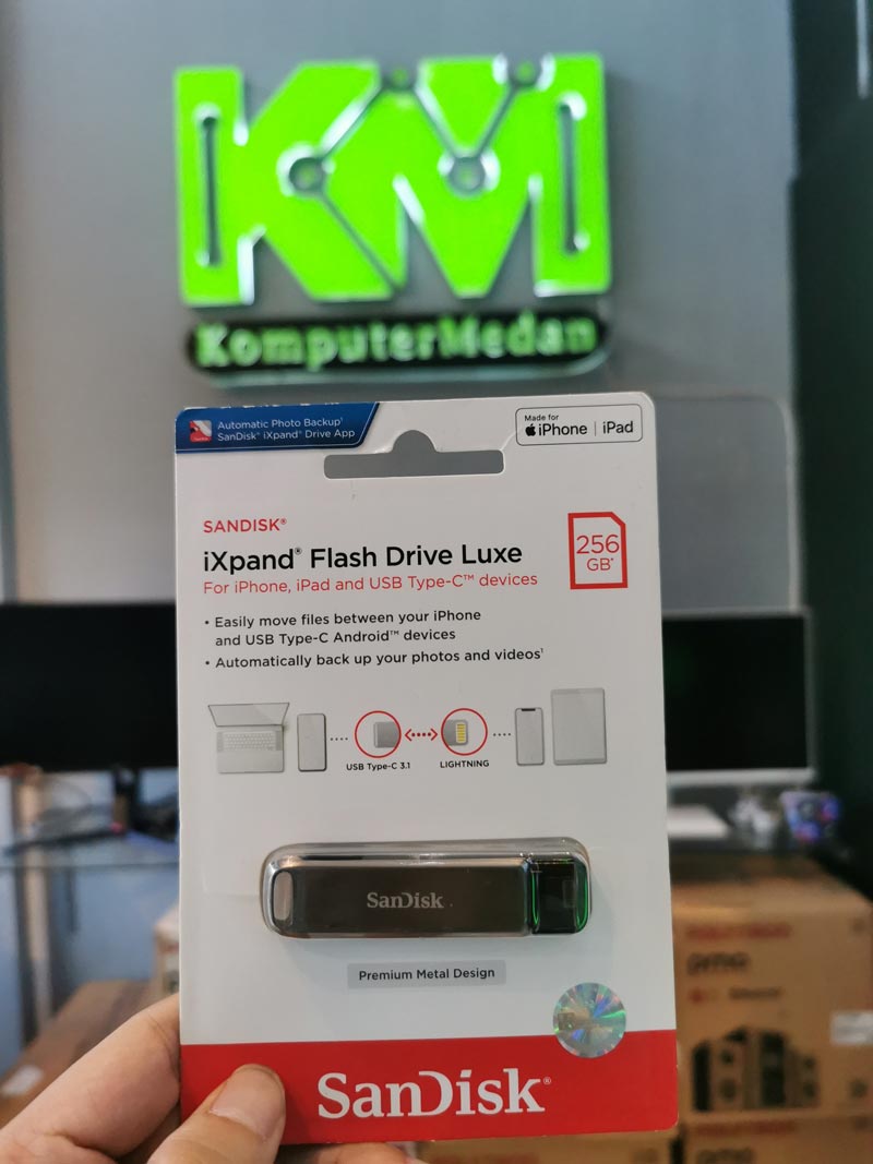 Review Sandisk iXpand Flash Drive Luxe 256GB
