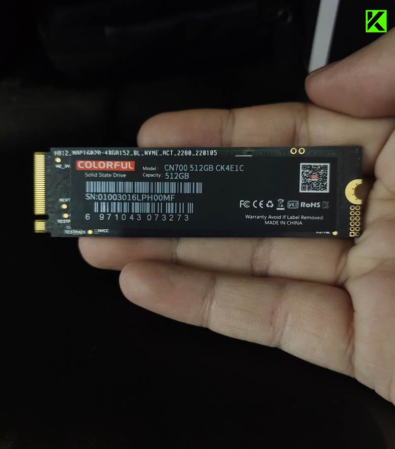 Review SSD COLORFUL CN700