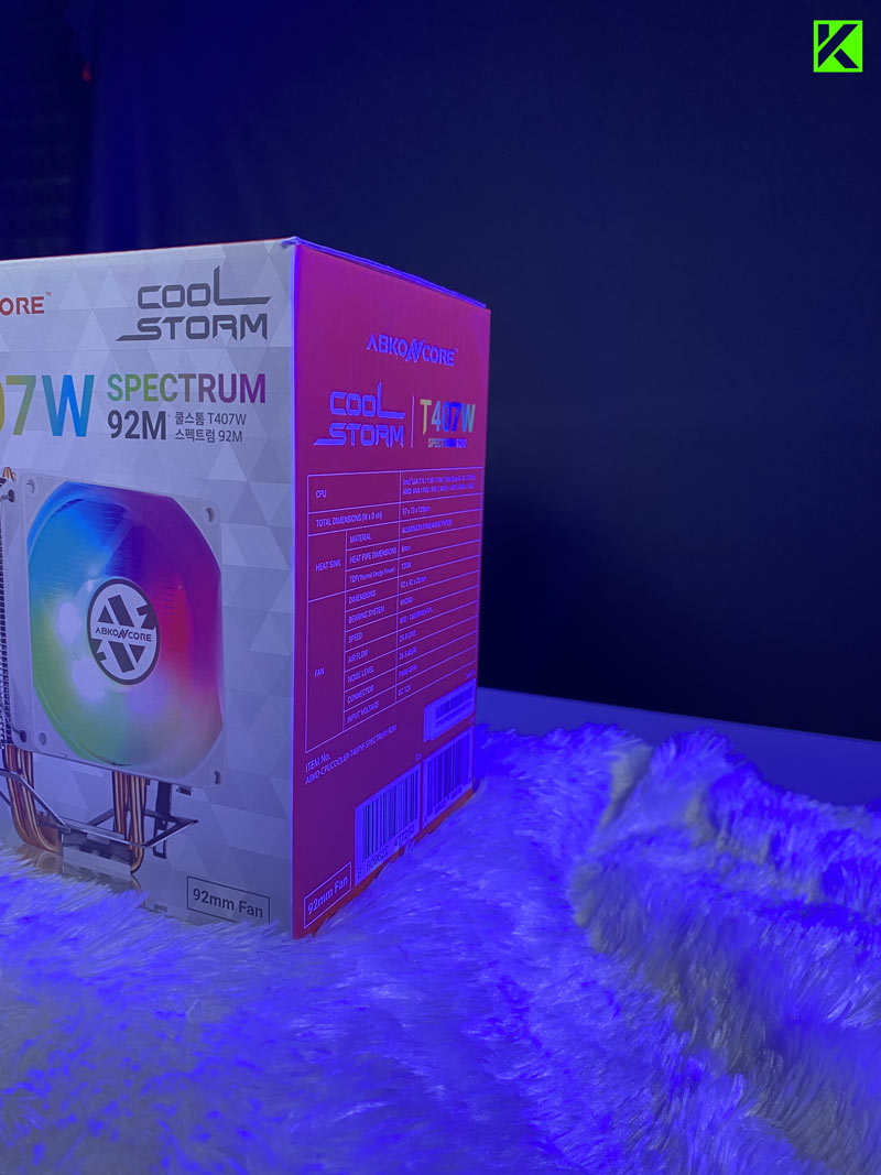 Fan Cooler ABKONCORE Coolstorm T407