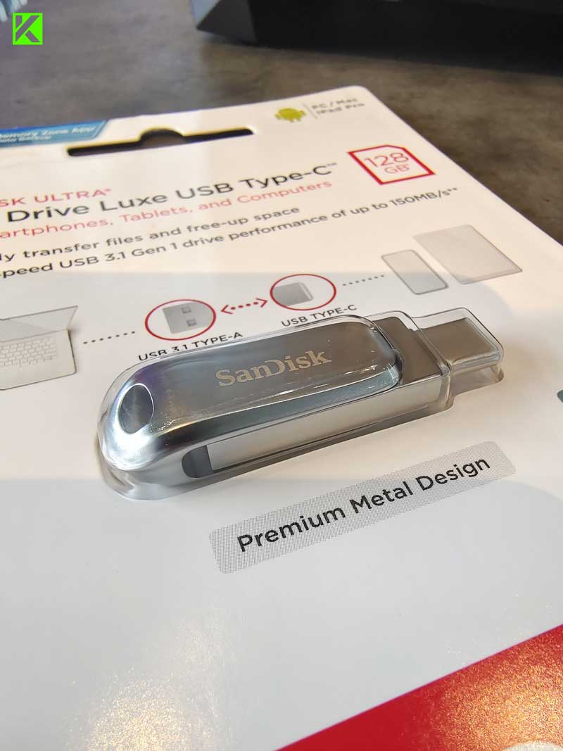 Review SanDisk Ultra Dual Drive Luxe USB Type-C Flash Drive