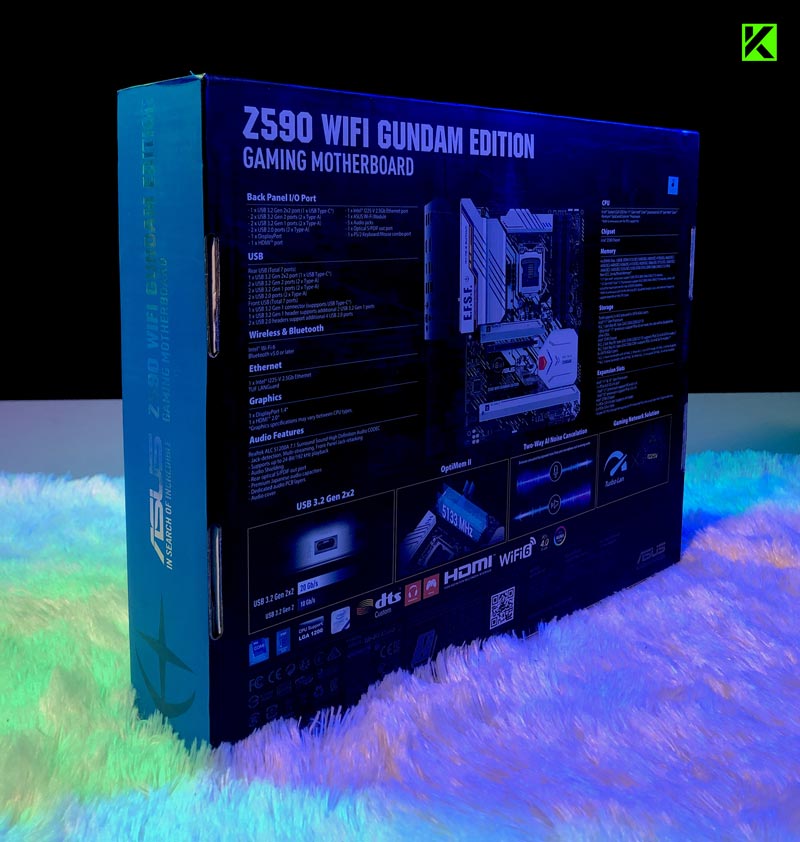 Review Motherboard ASUS Z590 WiFi Gundam Edition