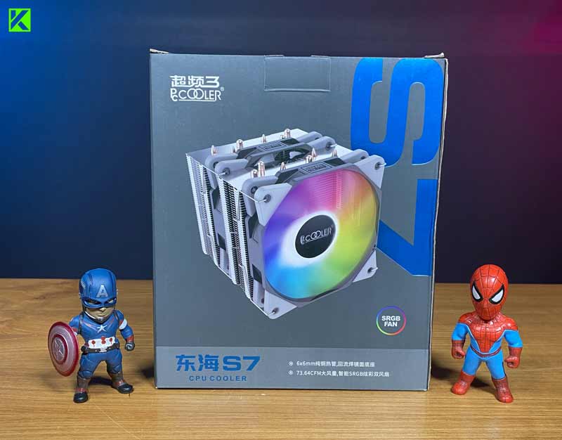 Review PCCOOLER GI S7 Dual Tower SRGB