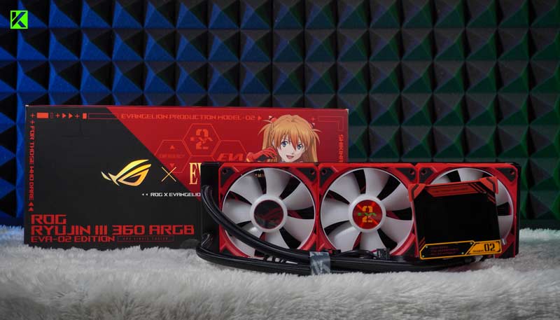 Review ROG Ryujin III 360 ARGB EVA-02 Edition