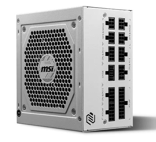 Review MSI MAG A850GL PCIE5 WHITE