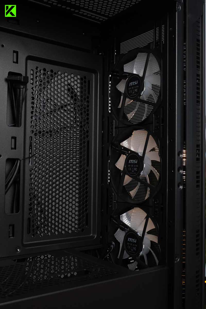 Review MSI MAG Forge 320R Airflow