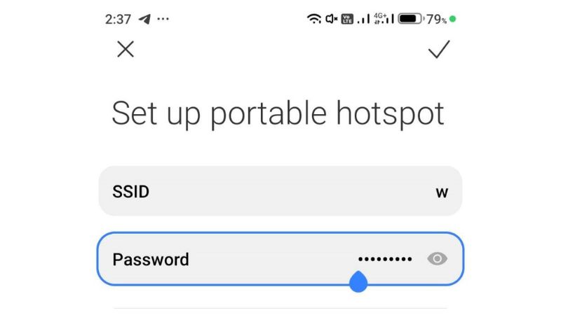 SSID & Password