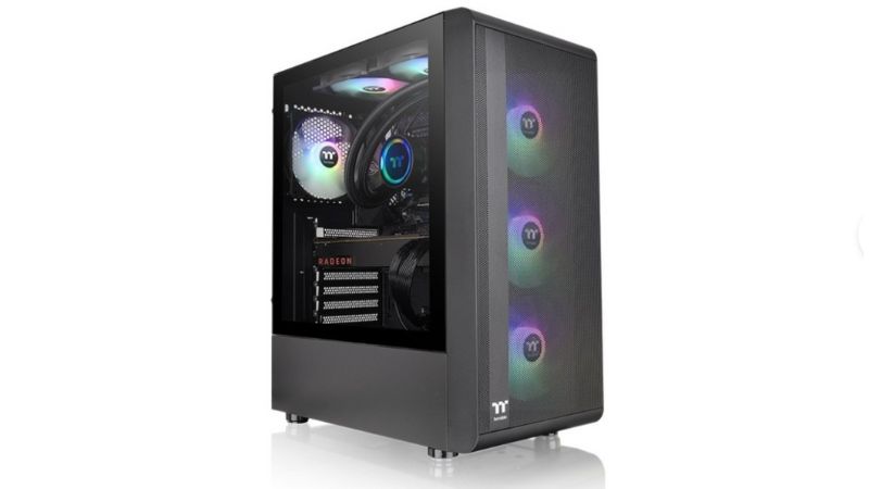 Rekomendasi Casing PC ATX - THERMALTAKE S200 TG ARGB