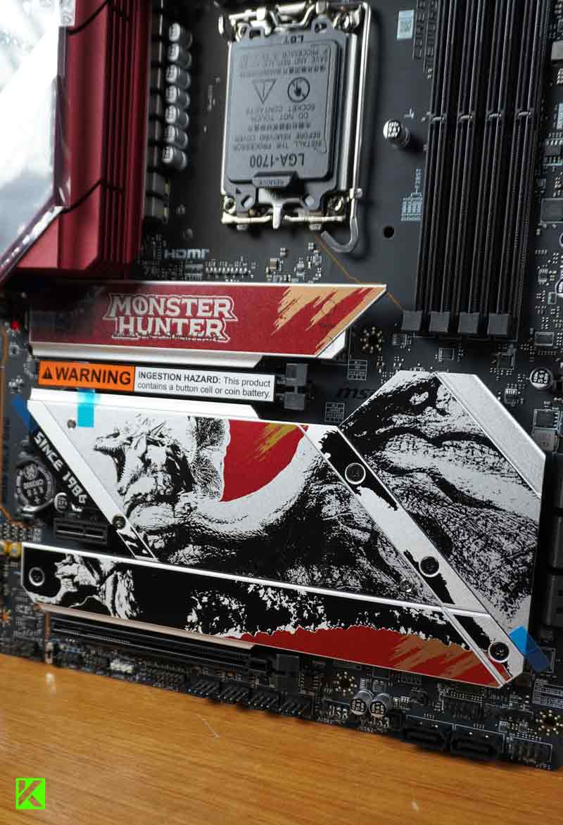Review MSI GAMING Z790 EDGE MONSTER HUNTER EDITION