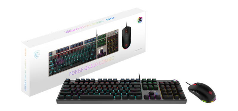 Review MSI FORGE GK310 COMBO