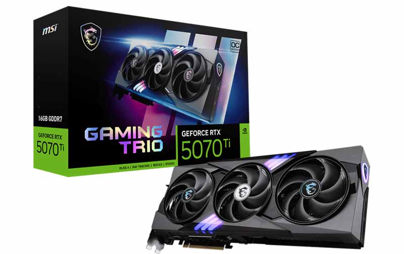 Review MSI GeForce RTX 5070 Ti Gaming Trio OC PLUS 16GB GDDR7