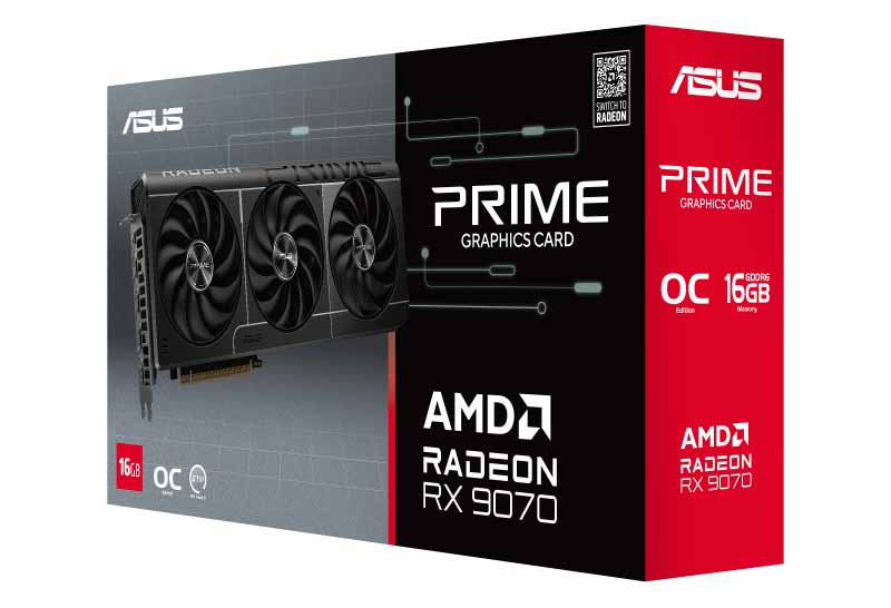 Review ASUS Prime Radeon RX 9070 XT OC Edition 16GB