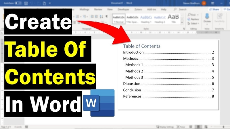 Cara Buat Daftar Isi Otomatis (Ms. Word) Media 3