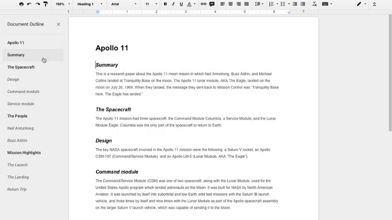 Cara Membuat Daftar Isi di Google Docs Media 2