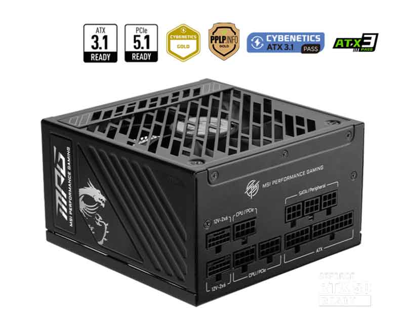 Review Power Supply MSI MPG A850GS