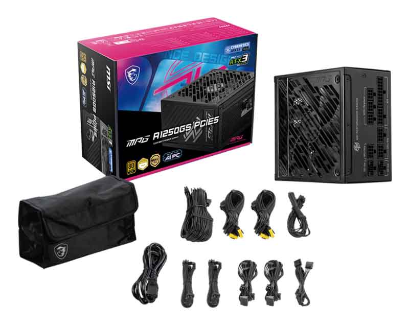 Review Power Supply MSI MPG A850GS