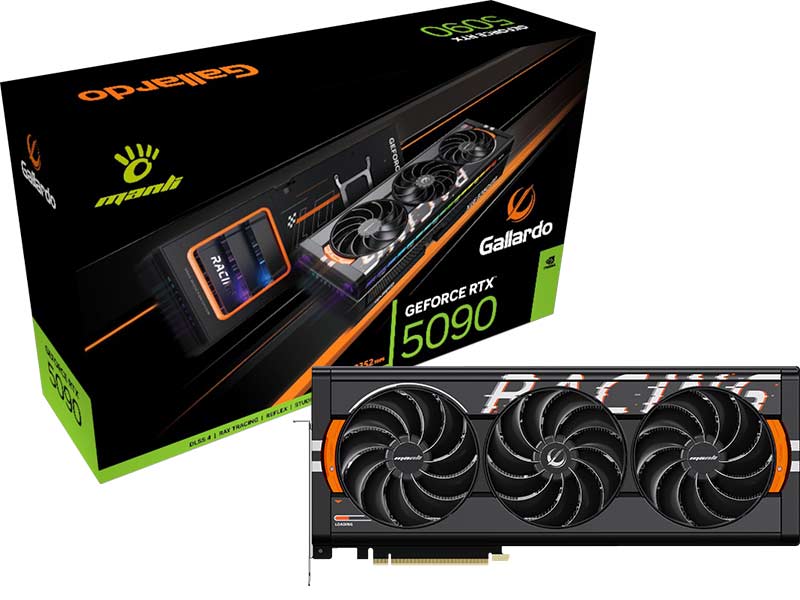 Review MANLI Gallardo GeForce RTX 5090 OC 32GB GDDR7