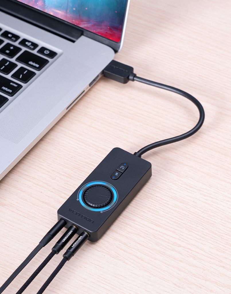 Review Vention CDRBB SoundCard External USB