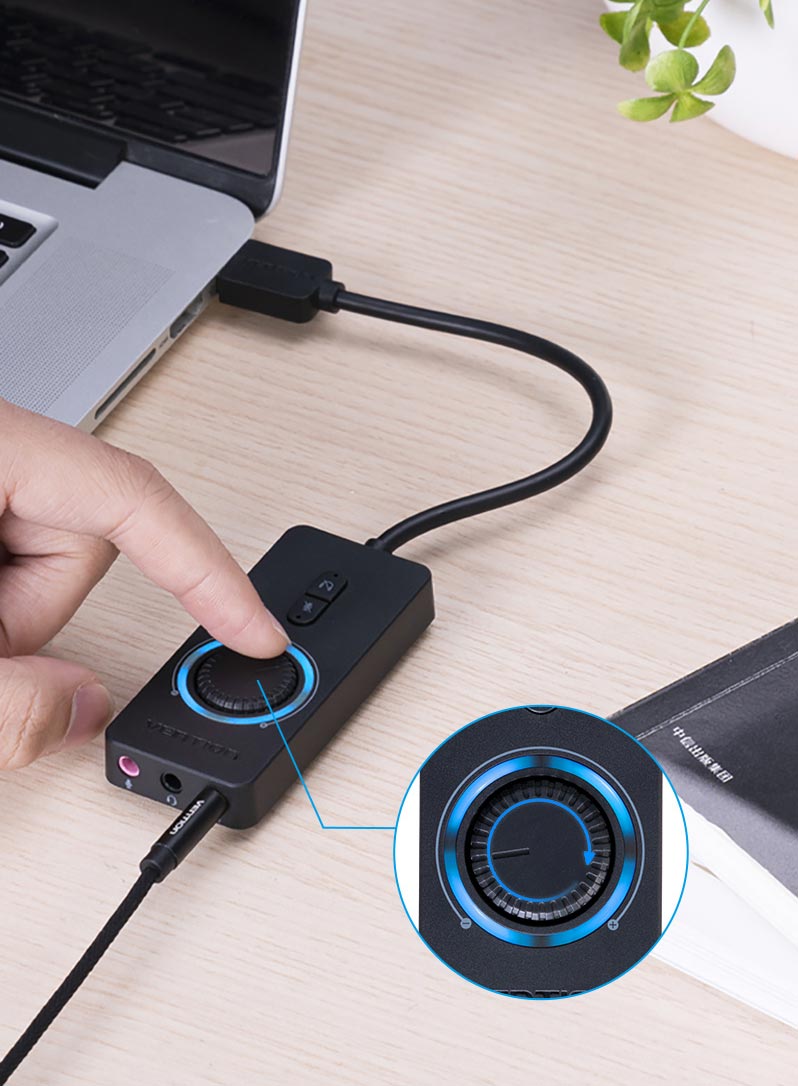Review Vention CDRBB SoundCard External USB