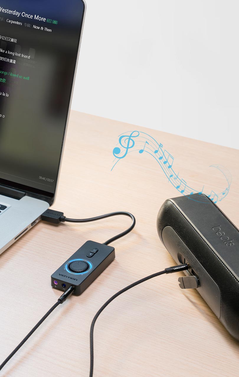 Review Vention CDRBB SoundCard External USB
