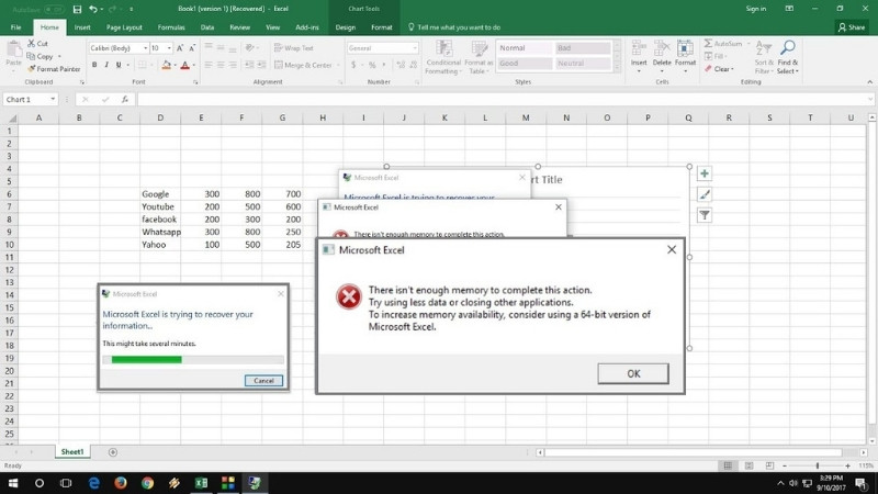 cara mengatasi Excel not enough memory media 2