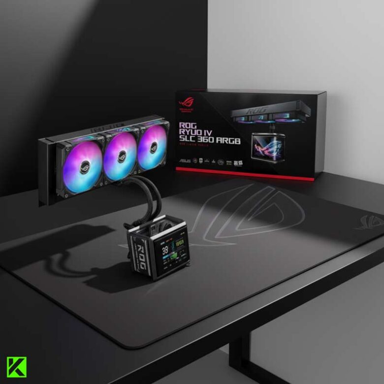 Review ASUS ROG RYUO IV SLC 360 ARGB AIO Cooler: Layar AMOLED 6,67 Inci ...