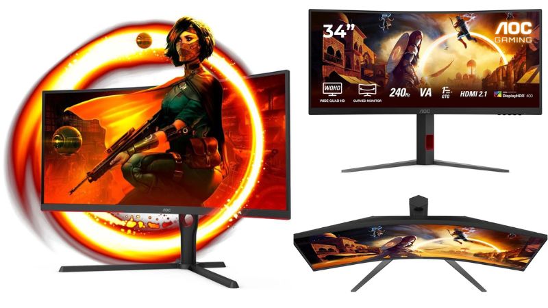 Kelebihan Monitor Curved - Nyaman digunakan untuk waktu lama