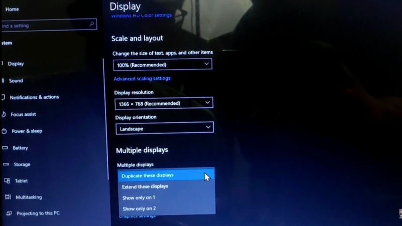 Cara Setup Laptop 2 Monitor