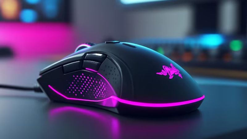 Mouse gaming dengan latency tinggi