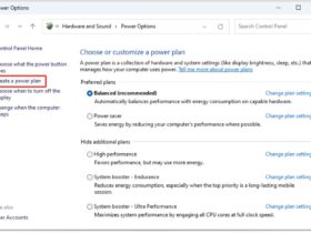 Cara Setting Power Plan Windows