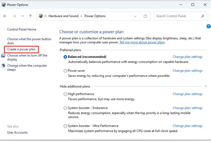 Cara Setting Power Plan Windows